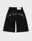 WOMENS THE SIX STARS JORT BLACK