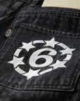 BLACK CAMO 6SNOW DENIM