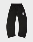 BLACK COA EMBROIDERY JOGGERS