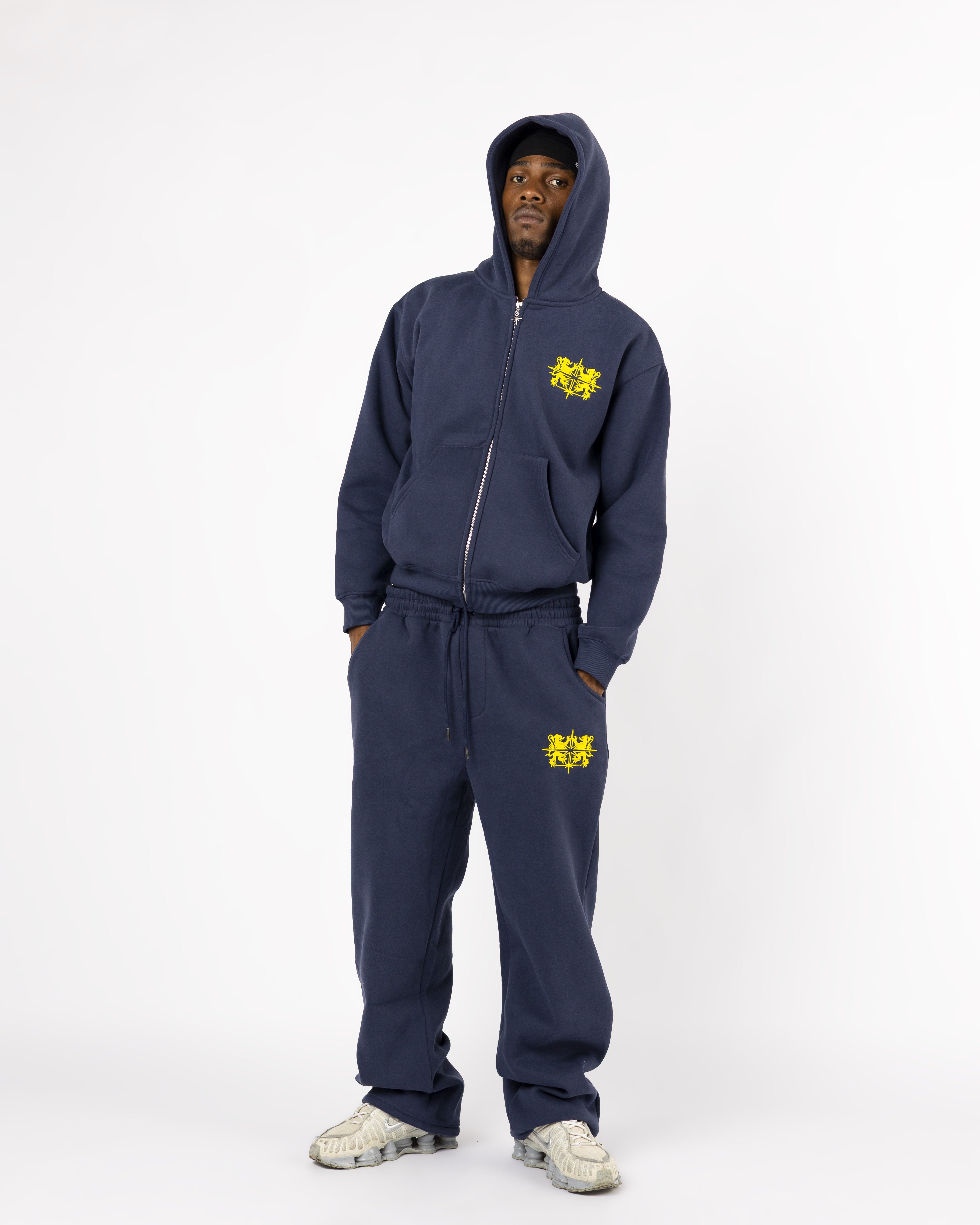 BLUE BLASON ZIP