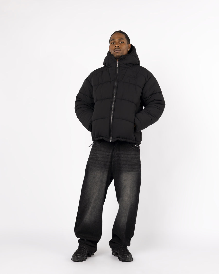 BLACK PUFFER JACKET