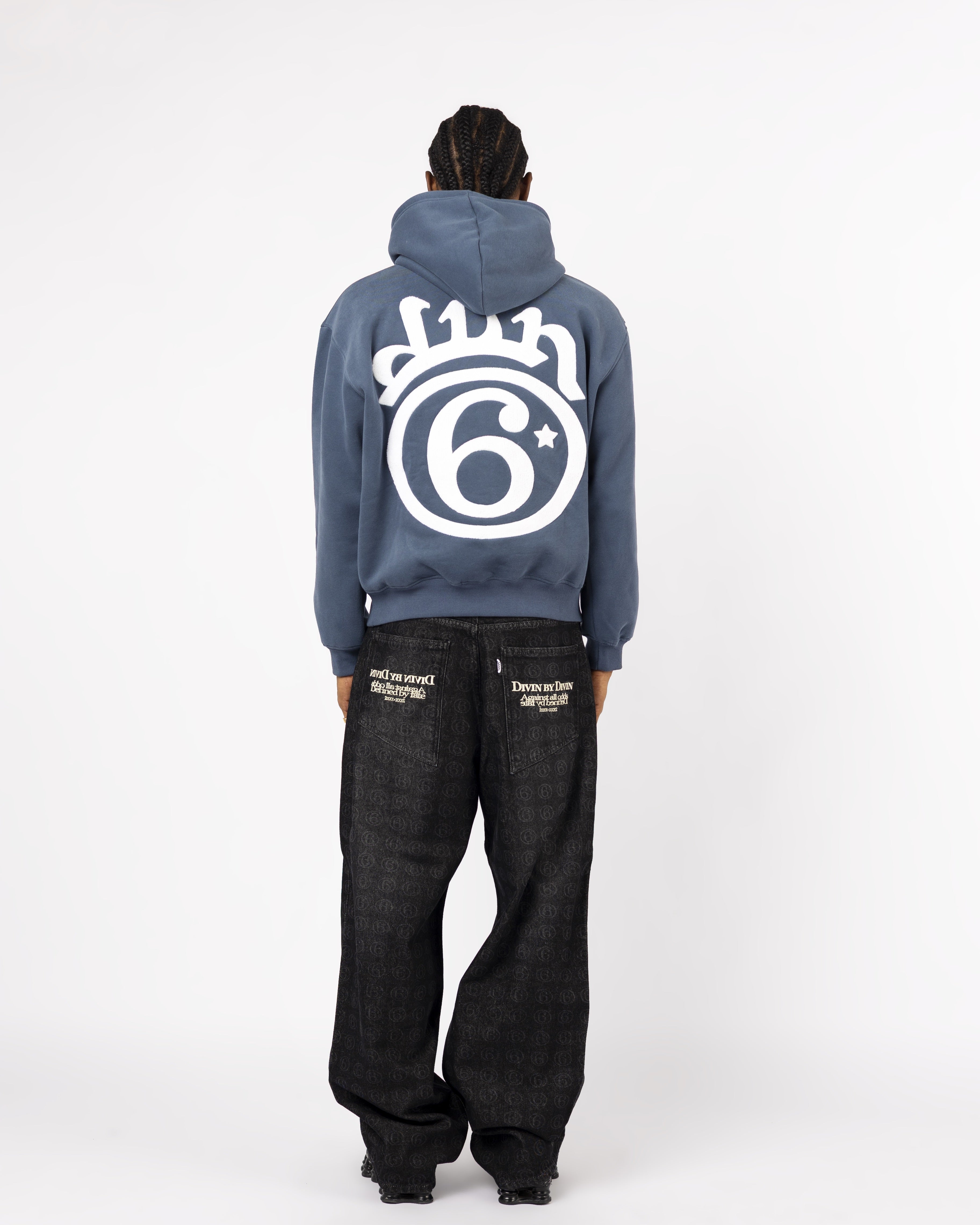 DARKBLUE 6STARS HOODIE