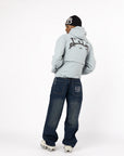 BLUE WINDBREAKER JACKET