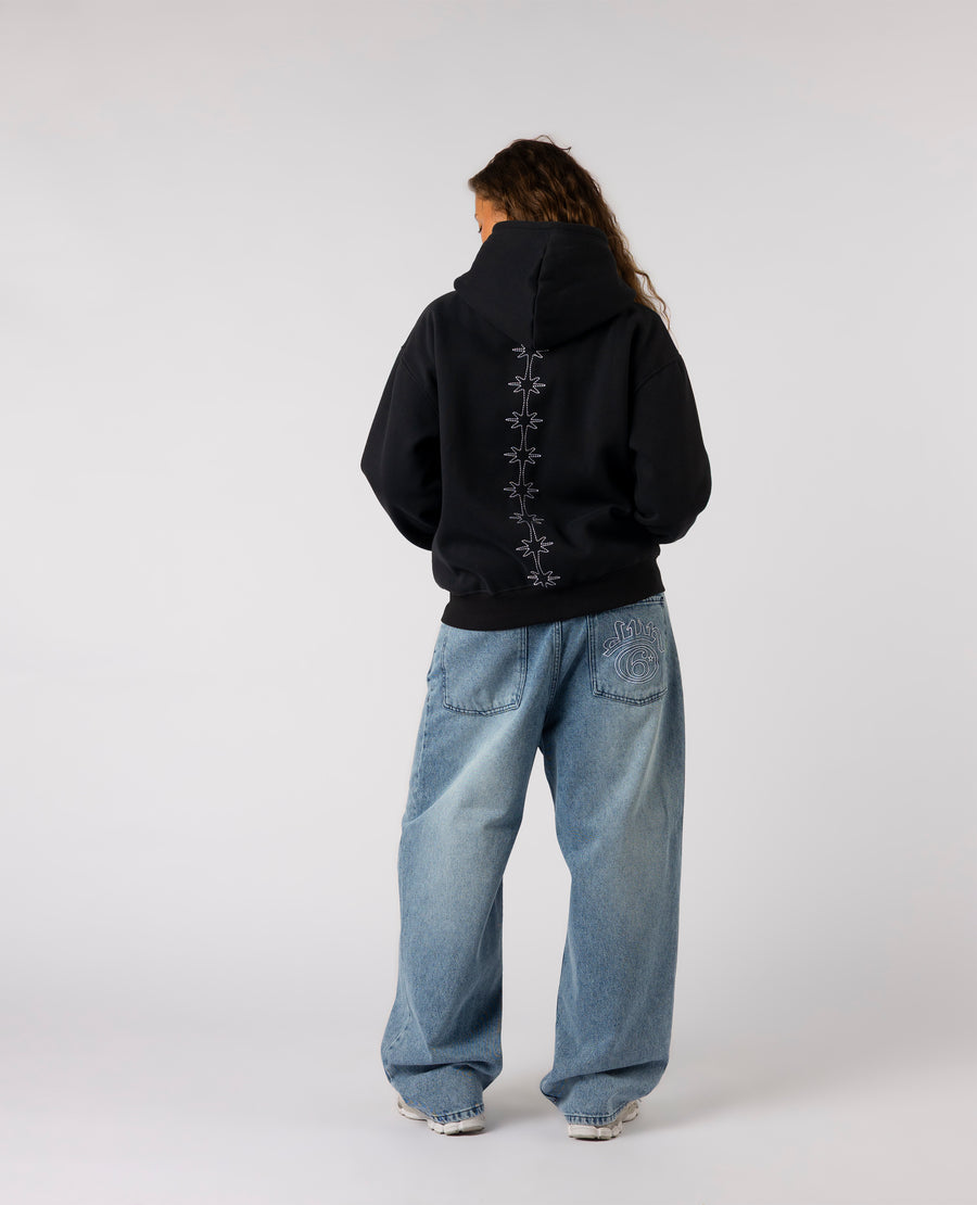 BLACK VERTEBRA ZIP