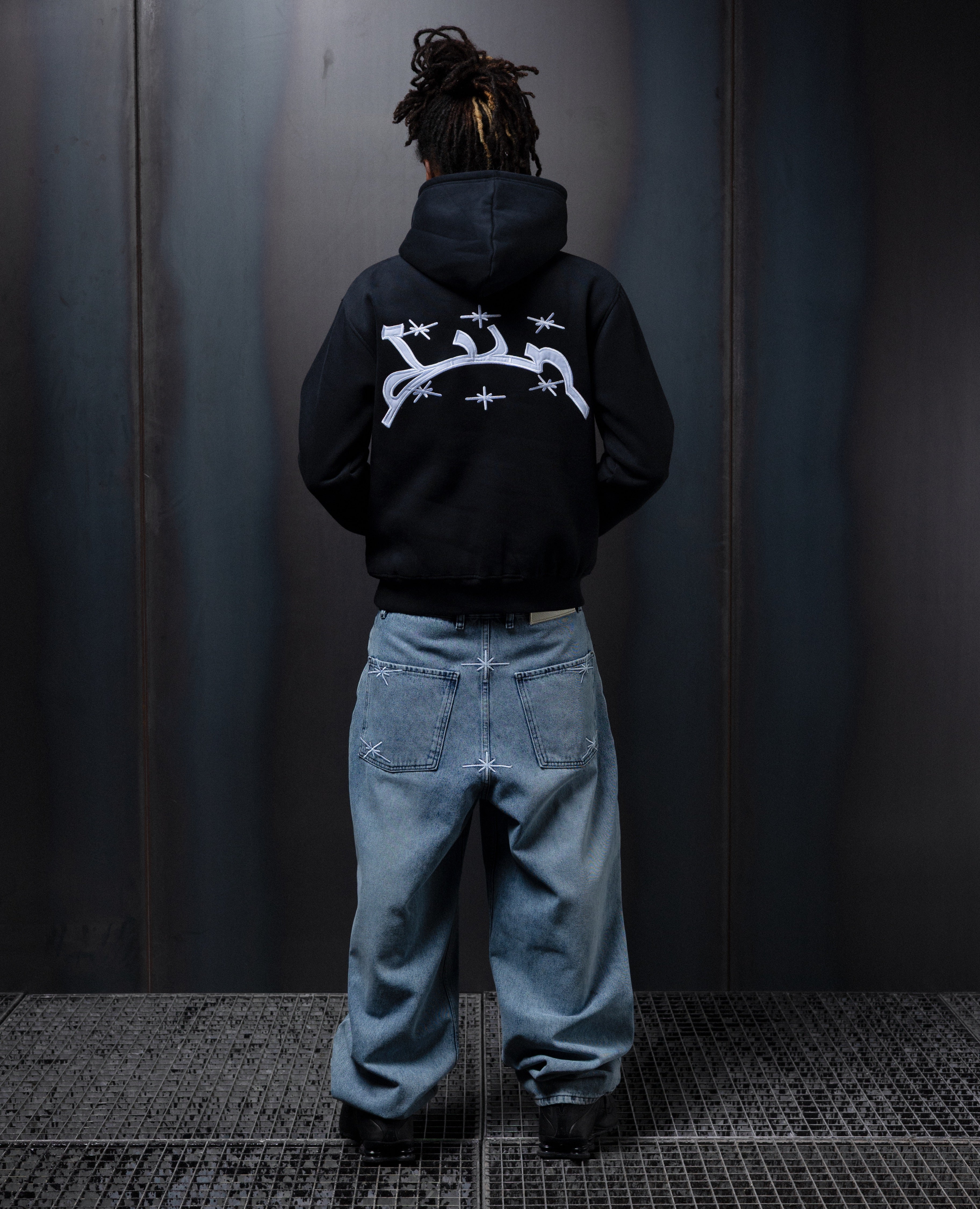 DIVINBYDIVIN | Urban Black Hoodie - Curb Edition Zip Up