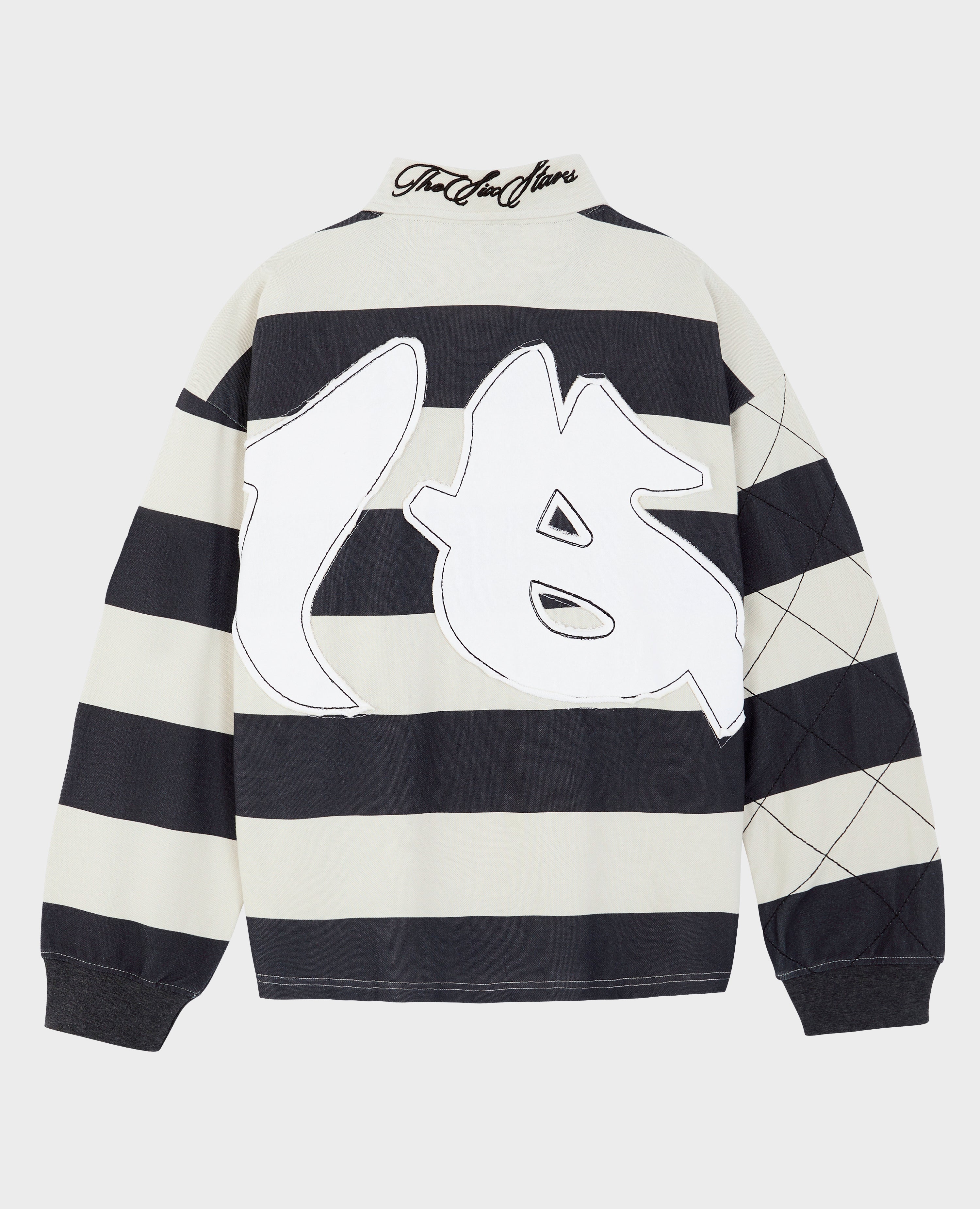 BLACK CLUB LONGSLEEVE POLO