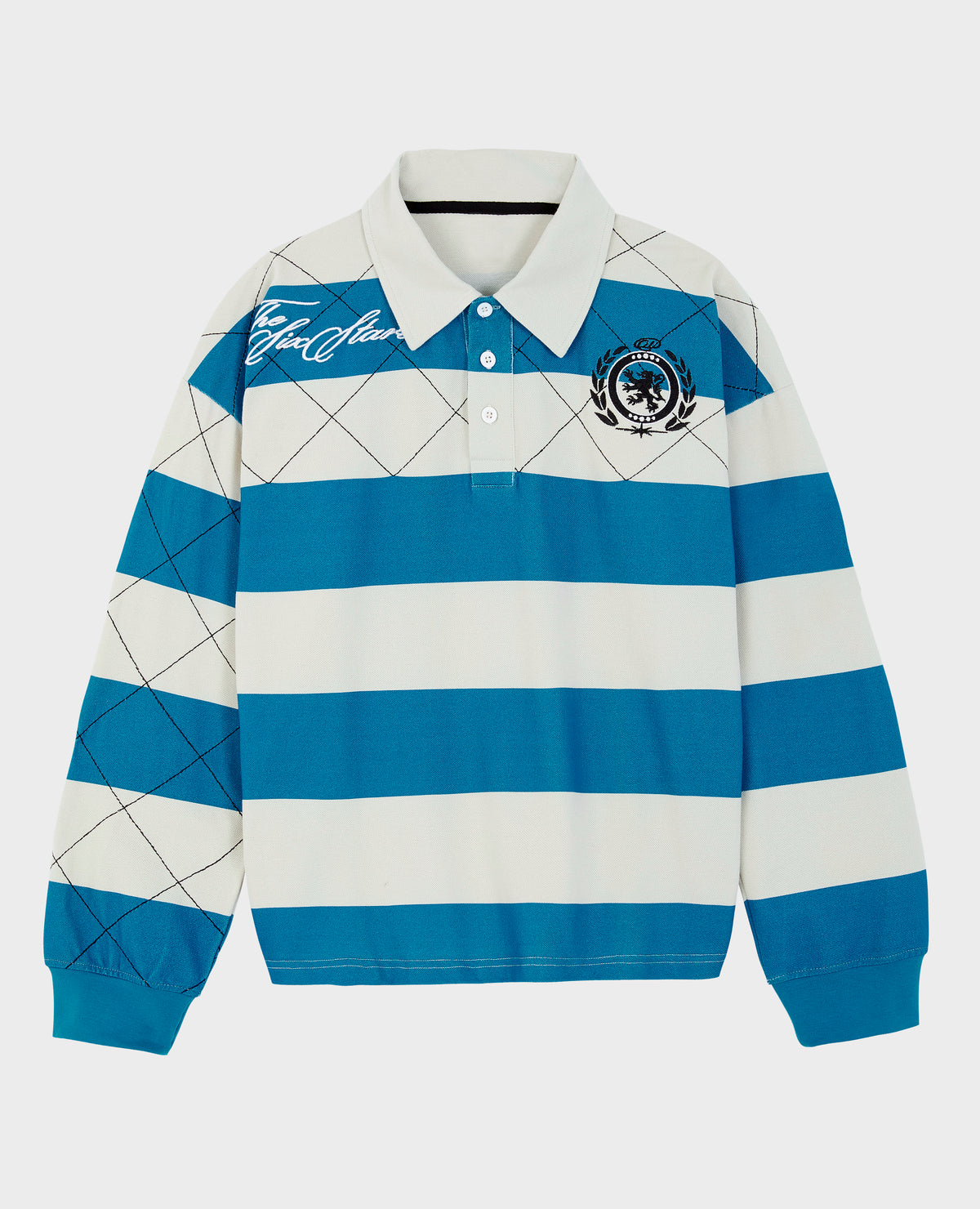 BLUE CLUB LONGSLEEVE POLO