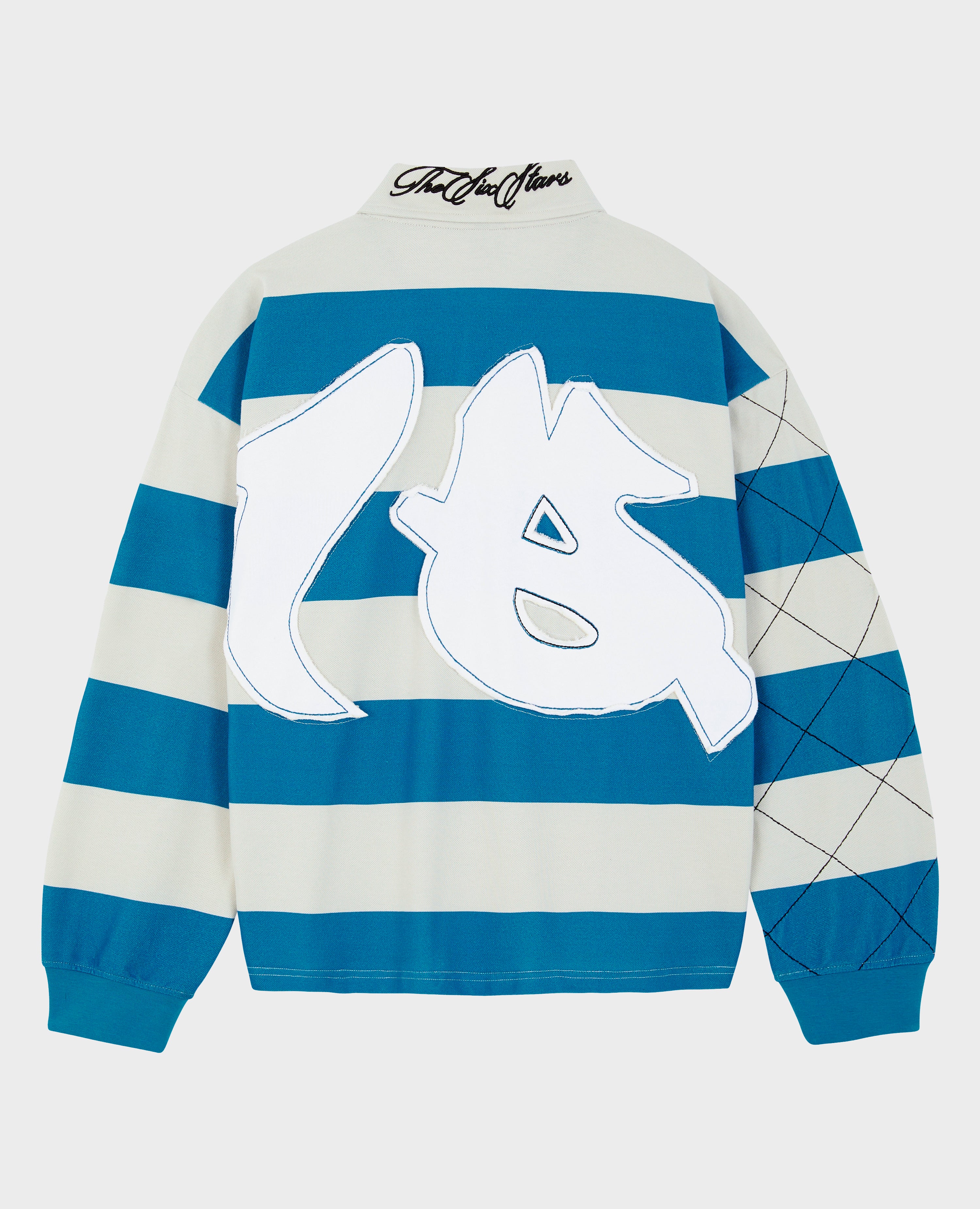 BLUE CLUB LONGSLEEVE POLO