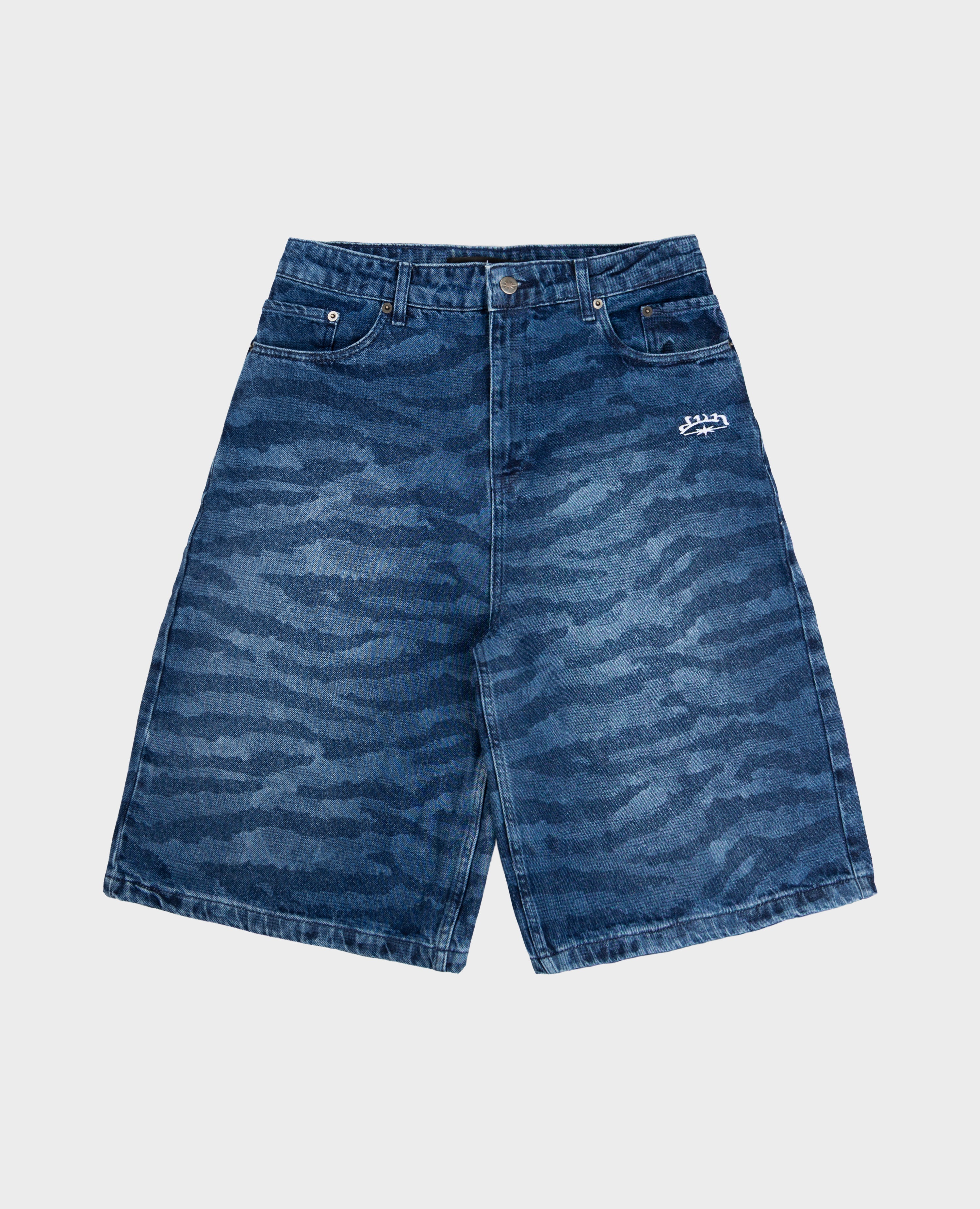 Blue Tiger Denim Jort
