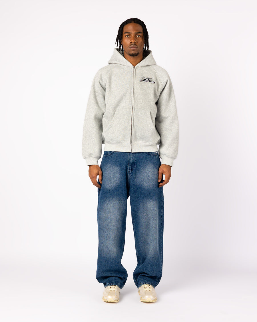 DivinByDivin | The Six Stars Zip - Grey