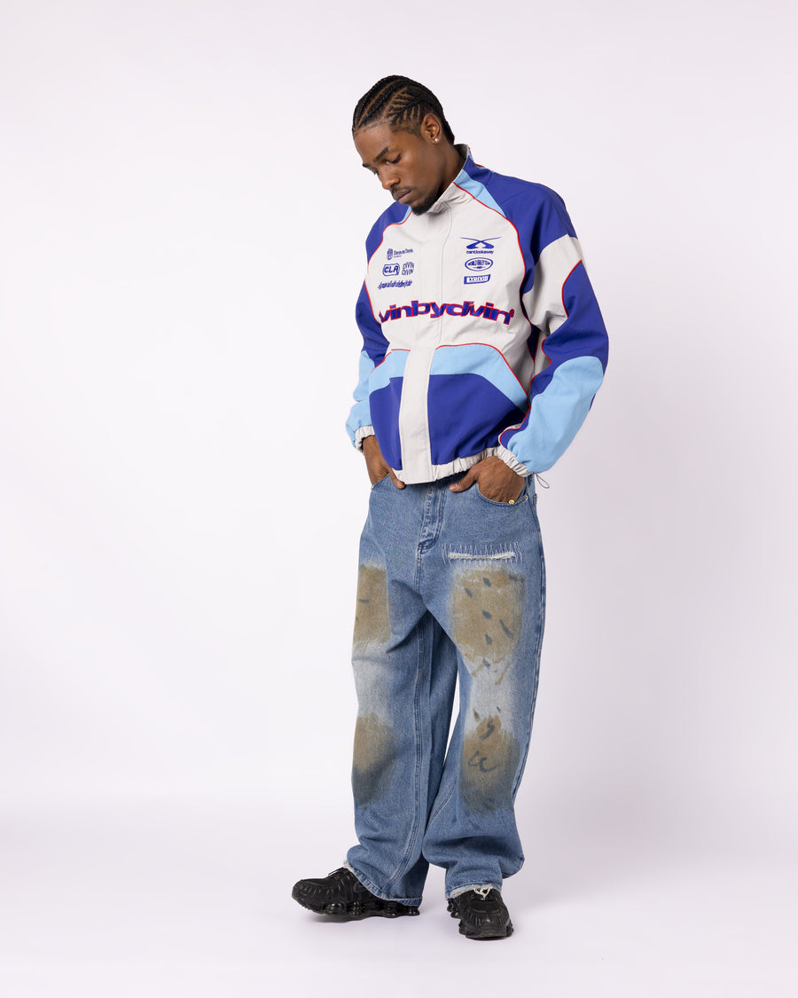 WHITE RALLY TRACKSUIT JACKET