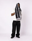 BLACK RALLY SCARF - MADE IN TOURCOING