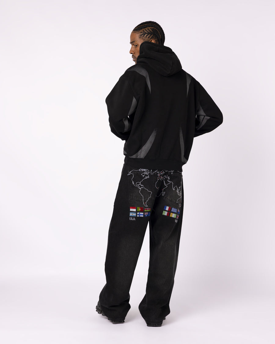 BLACK RALLY HOODIE