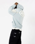 BLUE RAW MILITARY HOODIE