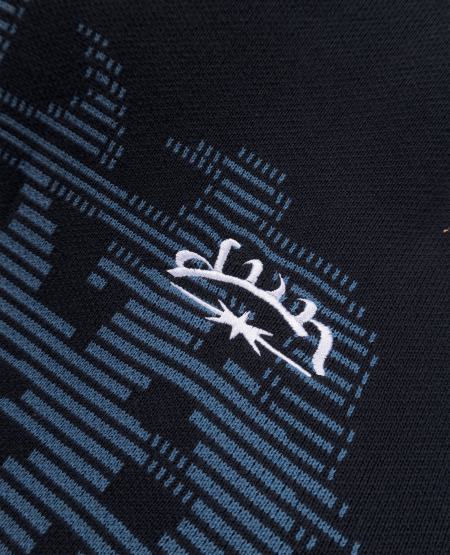 BLUE STRAT KNIT