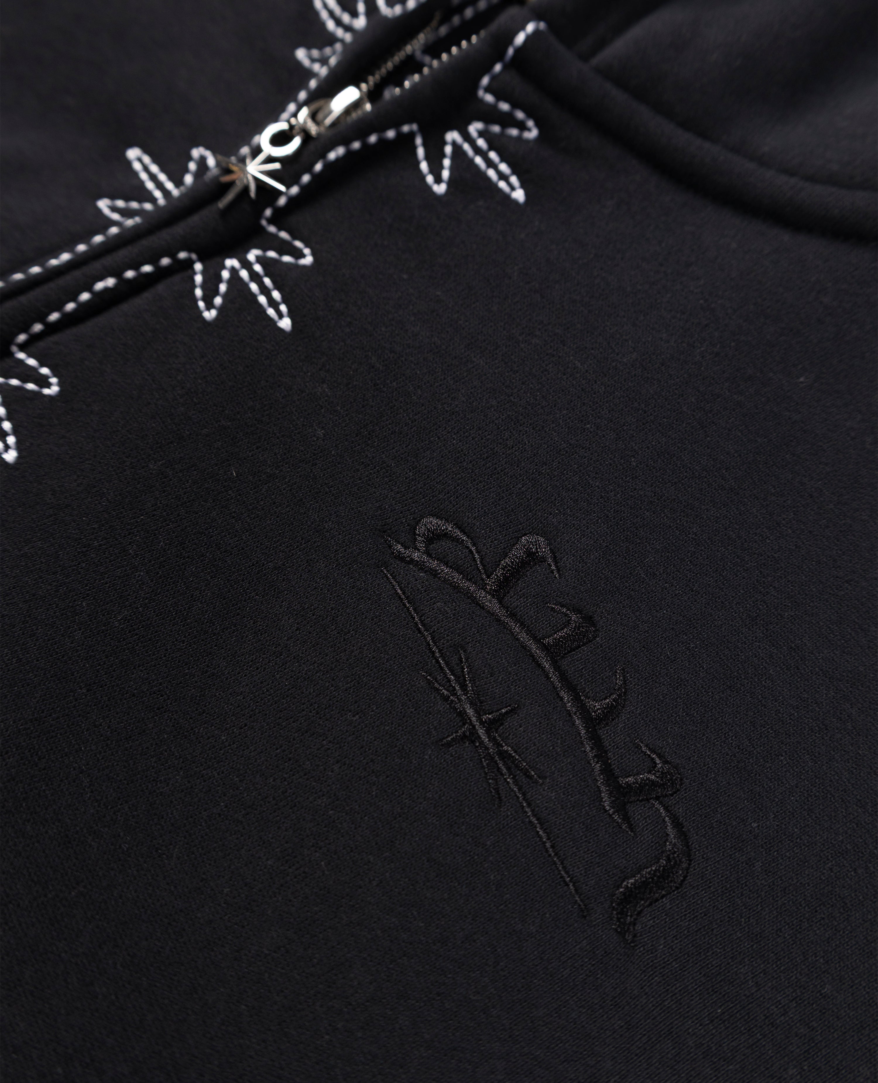 BLACK VERTEBRA ZIP