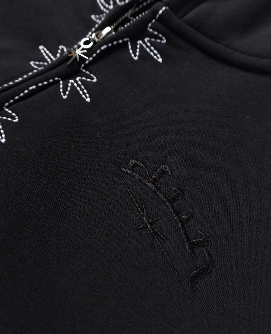BLACK VERTEBRA ZIP