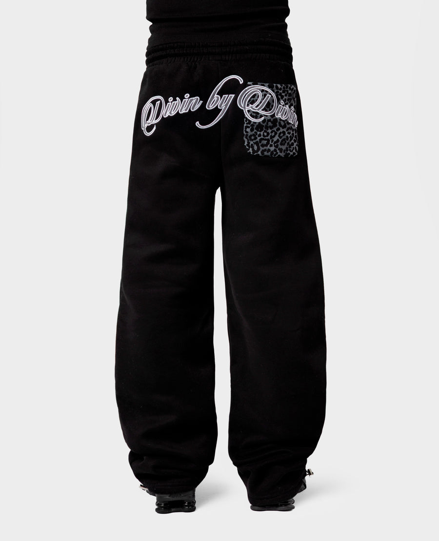 DivinByDivin | Leopard Jogger - Black DivinByDivin | Leopard Jogger - Black