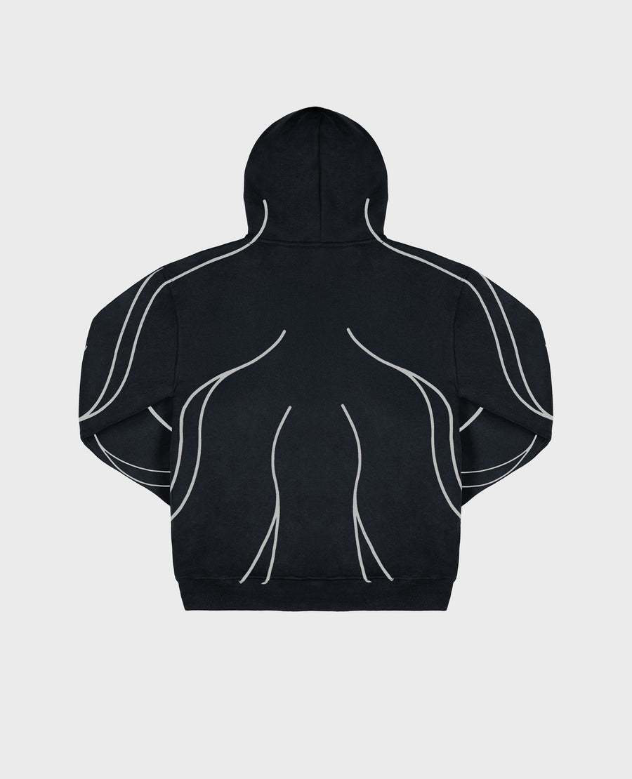 LINE DARK HOODIE