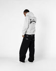MOTTLED GREY HOODIE
