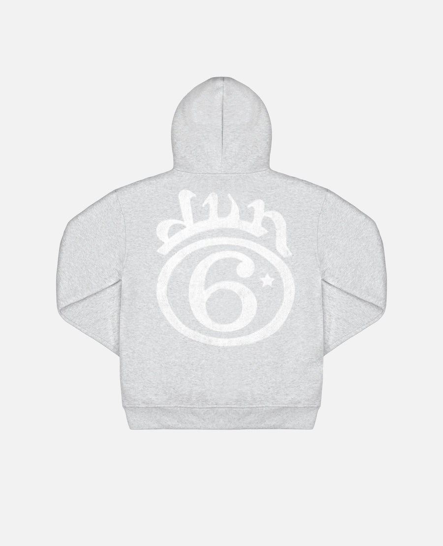 GREY 6STARS HOODIE