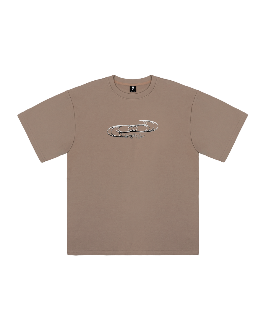 BROWN ARTEFACT T-SHIRT