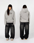 GREY COMPASS HOODIE