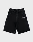 BLACK DENIM JORT