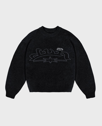 BLACK KNITWEAR