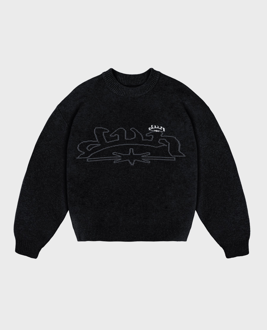 BLACK KNITWEAR