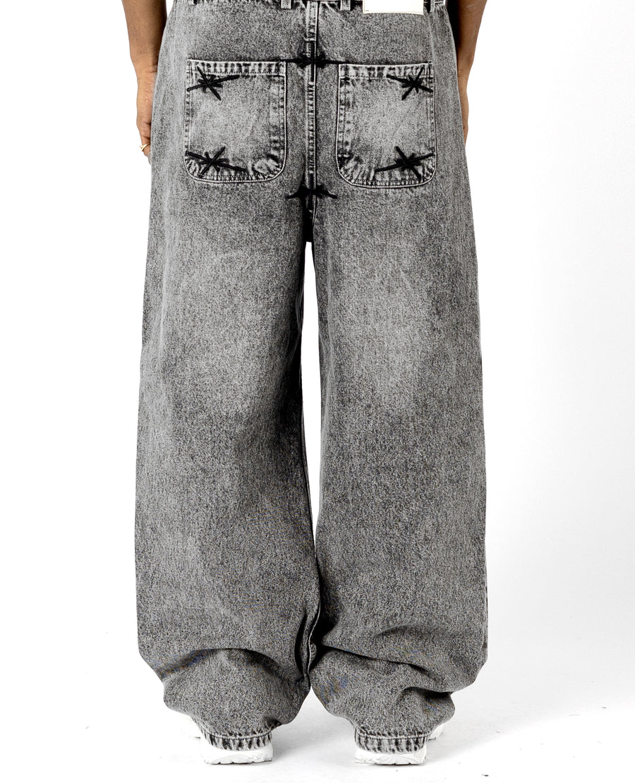 GREY STARS DENIM