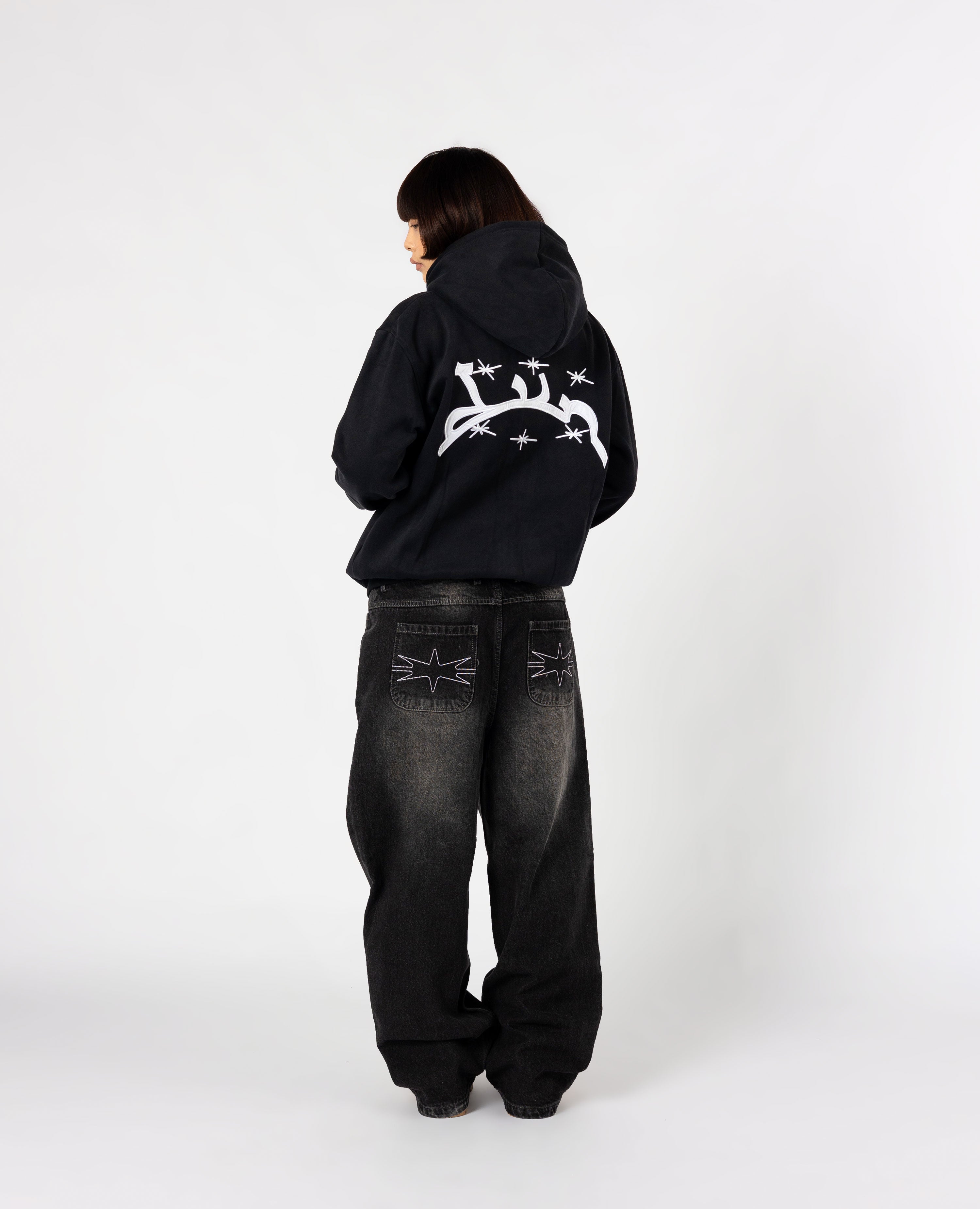 DIVINBYDIVIN | Urban Black Hoodie - Curb Edition Zip Up