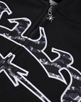 BLACK ANIMALS ZIP